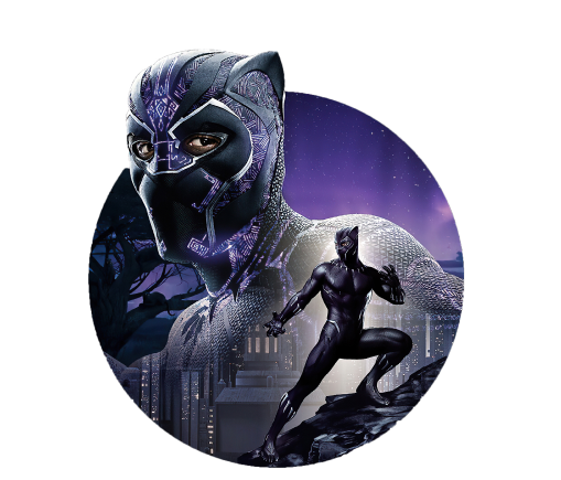 Le héro du black panther en action